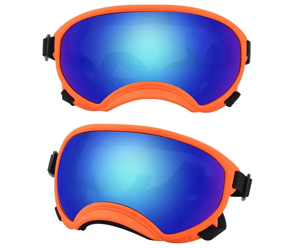 Protect Your Pup's Eyes in Style: Adjustable Dog Goggles for Small to Large Dogs - Perfect for Outdoor Adventures and Skiing!