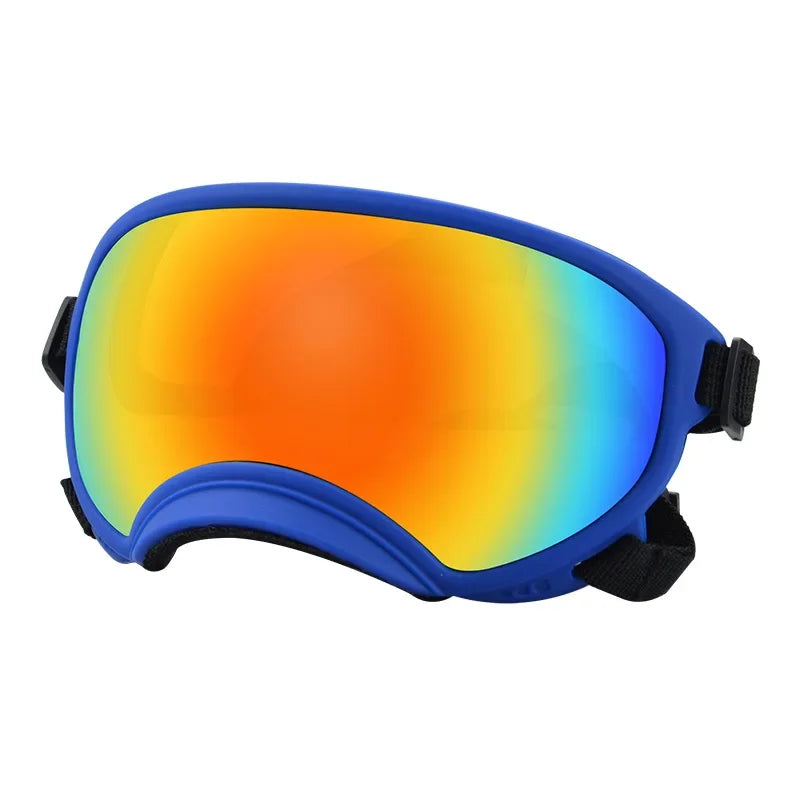 Protect Your Pup's Eyes in Style: Adjustable Dog Goggles for Small to Large Dogs - Perfect for Outdoor Adventures and Skiing!