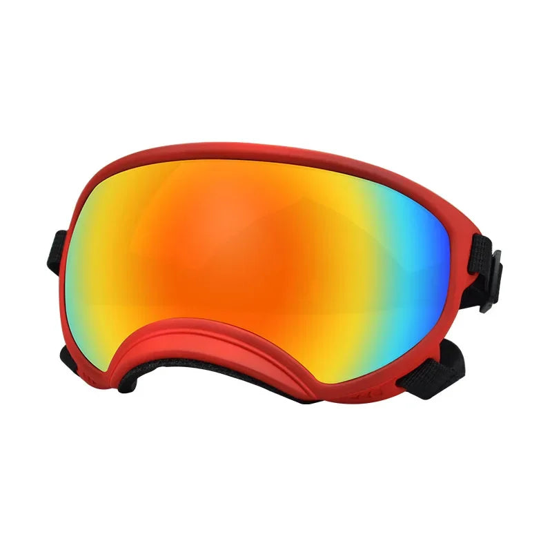 Protect Your Pup's Eyes in Style: Adjustable Dog Goggles for Small to Large Dogs - Perfect for Outdoor Adventures and Skiing!