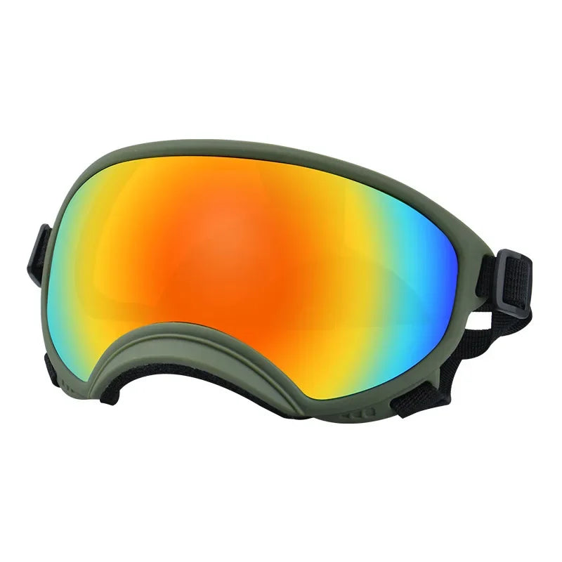 Protect Your Pup's Eyes in Style: Adjustable Dog Goggles for Small to Large Dogs - Perfect for Outdoor Adventures and Skiing!
