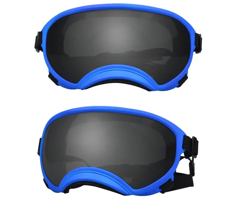 Protect Your Pup's Eyes in Style: Adjustable Dog Goggles for Small to Large Dogs - Perfect for Outdoor Adventures and Skiing!