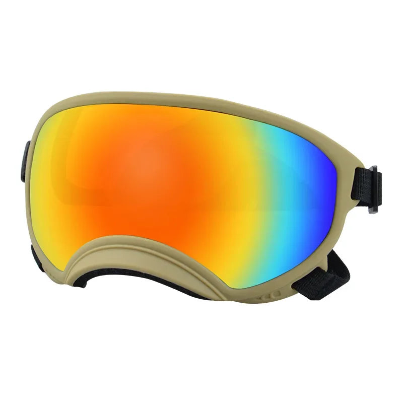 Protect Your Pup's Eyes in Style: Adjustable Dog Goggles for Small to Large Dogs - Perfect for Outdoor Adventures and Skiing!