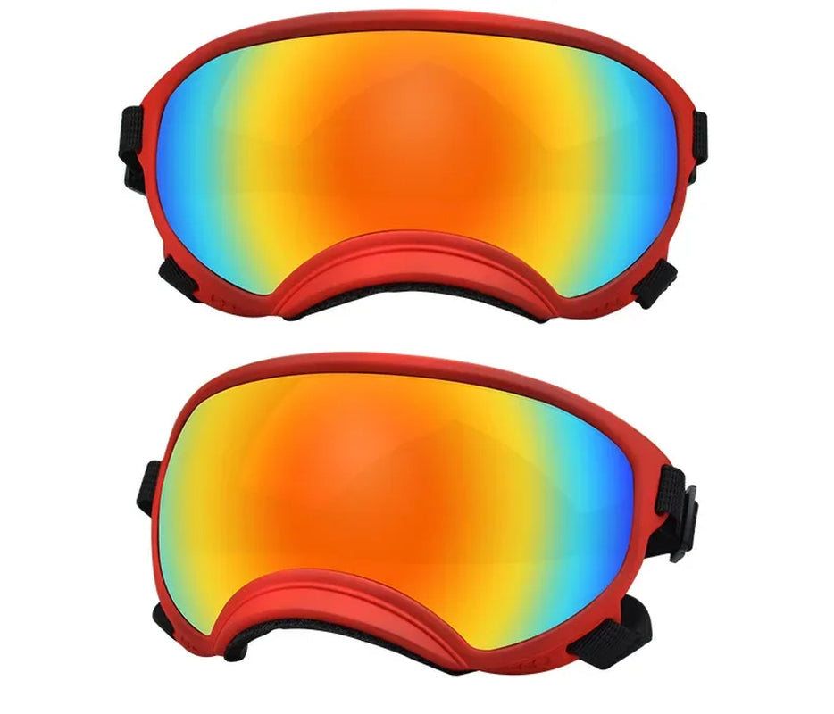 Protect Your Pup's Eyes in Style: Adjustable Dog Goggles for Small to Large Dogs - Perfect for Outdoor Adventures and Skiing!